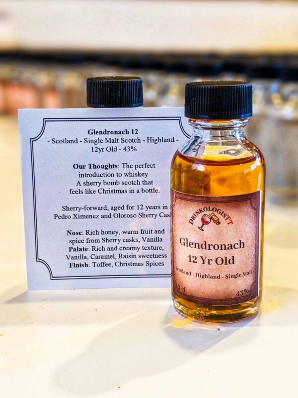 Whiskey Tasting Box Sample